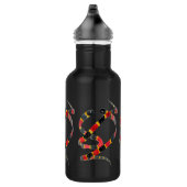 Bouteille D'eau Serpent Art Noir Rouge (Droite)