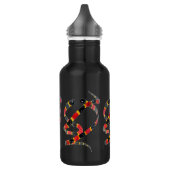 Bouteille D'eau Serpent Art Noir Rouge (Gauche)