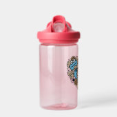 Bouteille D'eau Sésame Sésame | Coeur de gribouillis de caniche Mo (Avant)