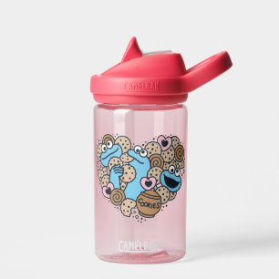 Bouteille D'eau Sésame Sésame   Coeur de gribouillis de caniche Mo