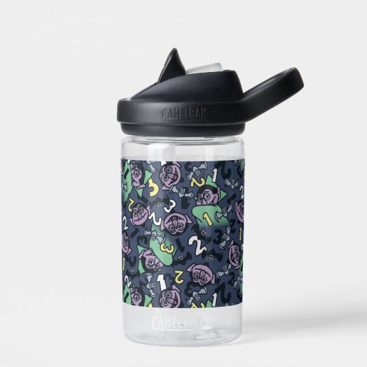 Bouteille D'eau Sésame Sésame | Count von Count Doodle Motif (Gauche)