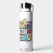 Bouteille D'eau Sésame Sésame | Sesame Pals signe de Doodle (Arrière)