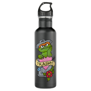 Bouteille D'eau Sesame Street Oscar Le Groupement Trashy Tattoo