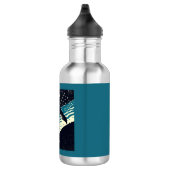 Bouteille D'eau SF - Astronaut sur Spacewalk Woodcut 2 (Droite)