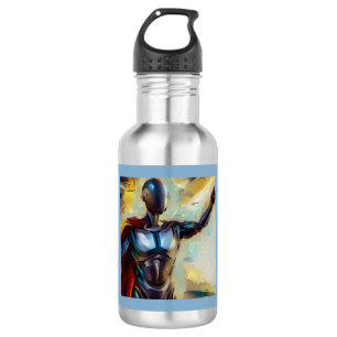 Bouteille D'eau SF - Héros de l'intelligence artificielle 4