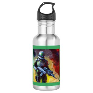 Bouteille D'eau SF - Héros militaire 2
