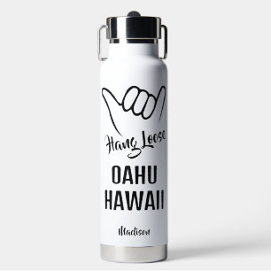 Bouteille D'eau Shaka du nom et de l'emplacement personnalisés