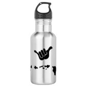 Bouteille D'eau Shaka pour Hawaii (Devant)