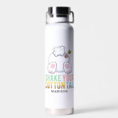 Bouteille D'eau Shake Your Cotton Tail Cute Easter Bunny Ajouter u (Arrière)
