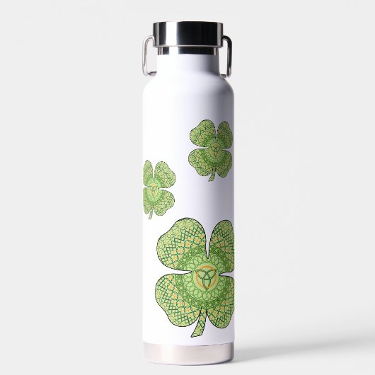 Bouteille D'eau Shamrock celte (Avant)