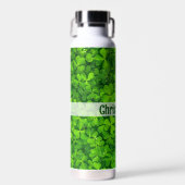 Bouteille D'eau Shamrock Clovers Ajouter un nom (Avant)