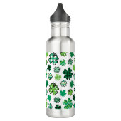 Bouteille D'eau Shamrocks Motifs verts irlandais (Gauche)