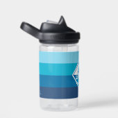 Bouteille D'eau Shark Botella de agua Nombre personalizado (Arrière Complet)