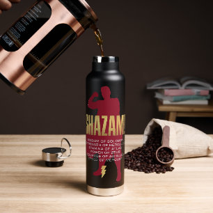 Bouteille D'eau SHAZAM ! Furie des dieux Silhouette Flexante