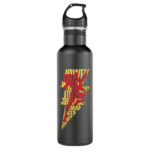 Bouteille D'eau SHAZAM !   Shazam Capacités Éclair Graphique
