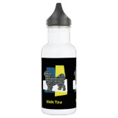 Bouteille D'eau Shih Tzu mignon chien animal de compagnie Silhouet (Gauche)