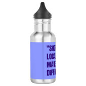 BOUTEILLE D'EAU SHOP LOCAL, FAIRE UNE DIFFÉRENCE (Gauche)