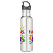 Bouteille D'eau Si Vous Avez De Bonnes Pensées, Ils Brilleront (Dos)