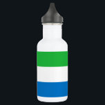 Bouteille D'eau Sierra Leone Flag<br><div class="desc">Patriotic flag of Sierra Leone.</div>