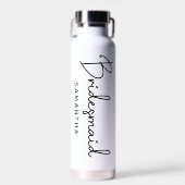 Bouteille D'eau Signature manuscrite Présentatrice personnalisée (Avant)