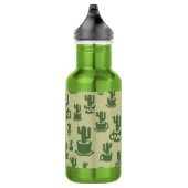 Bouteille D'eau Silhouette de cactus succulent en tasses et pots (Droite)