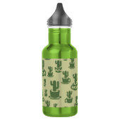 Bouteille D'eau Silhouette de cactus succulent en tasses et pots (Gauche)