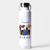 Bouteille D'eau Silhouette de caractères FRIENDS™ | Ajouter Votre  (Avant)