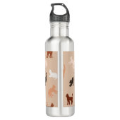 Bouteille D'eau Silhouette de chat (Dos)