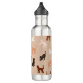 Bouteille D'eau Silhouette de chat (Droite)