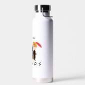 Bouteille D'eau Silhouette de personnage FRIENDS™ | Ajoutez votre (Gauche)