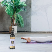 Bouteille D'eau Silhouette de yogi d'or