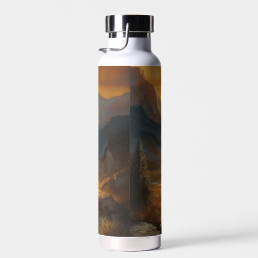 Bouteille D'eau Silhouette du coucher de soleil de bison de buffle (Plage)