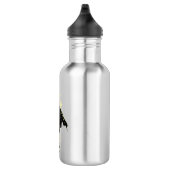 Bouteille D'eau Silhouette noire Adam Lightning (Droite)