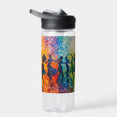 Bouteille D'eau Silhouettes colorées dansant (Droite)