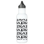 Bouteille D'eau Silhouettes de yoga (Gauche)