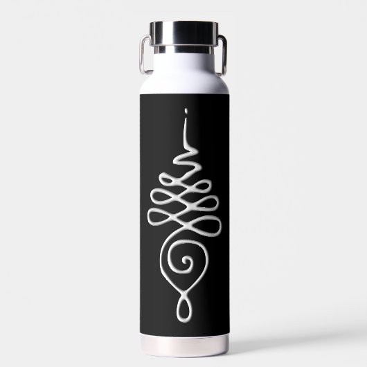 Bouteille D'eau Silver Unalome  (Avant)