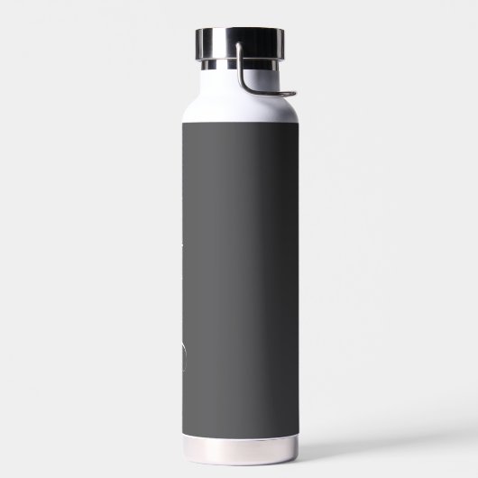 Bouteille D'eau Simple Ash Nom Script Moderne (Gauche)