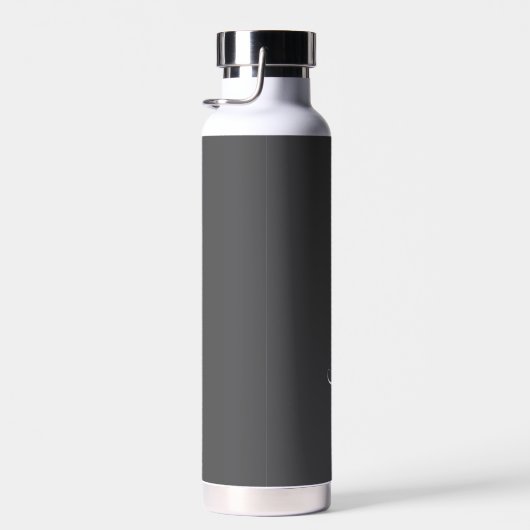 Bouteille D'eau Simple Ash Nom Script Moderne (Plage)
