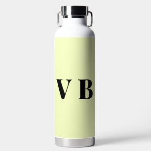 Bouteille D'eau simple couleur pastel personnalisée minimale solid
