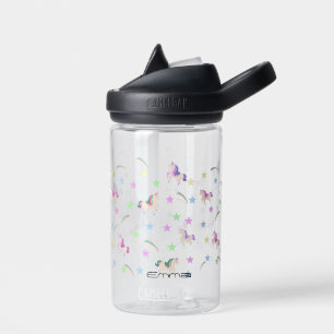 Bouteille D'eau Simple Cute Unicorn arc-en-ciel transparent motif