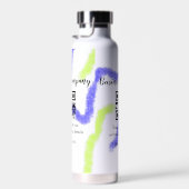 Bouteille D'eau Simple entreprise site web code-barres QR ajouter  (Plage)