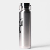 Bouteille D'eau Simple Homme Golf Player Monogramme (Arrière)