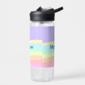 Bouteille D'eau simple lettre initiale monogramme ajouter votre no (Gauche)