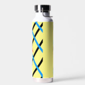 Bouteille D'eau Simple monogramme ajouter votre nom lettre man min (Gauche)
