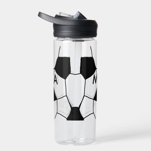 Bouteille D'eau Simple monogramme ajouter votre nom lettre man min (Droite)