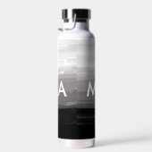 Bouteille D'eau Simple monogramme ajouter votre nom lettre man min (Plage)