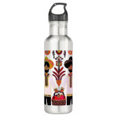 Bouteille D'eau simple peinture madhubani (Devant)