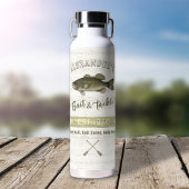 Bouteille D'eau Simple Whimsical Fun Fishing Pêcheur appât