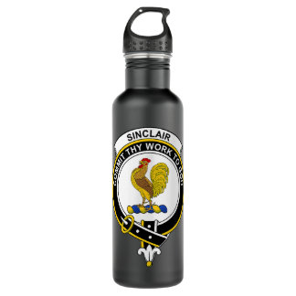 Bouteille D'eau Sinclair Armoiries de la famille Crest 
