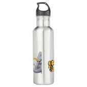 Bouteille D'eau SipAura – Artistic Mug & Hot Water Bottle Design (Dos)